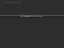 Tablet Screenshot of dark-universe.com